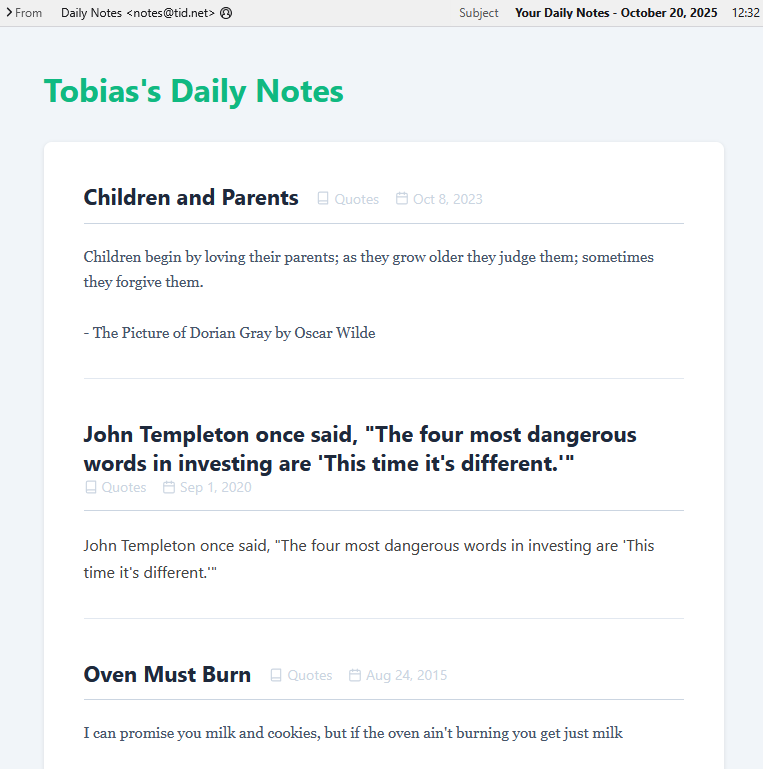 Daily Notes "Readwise for Evernote" gallery image