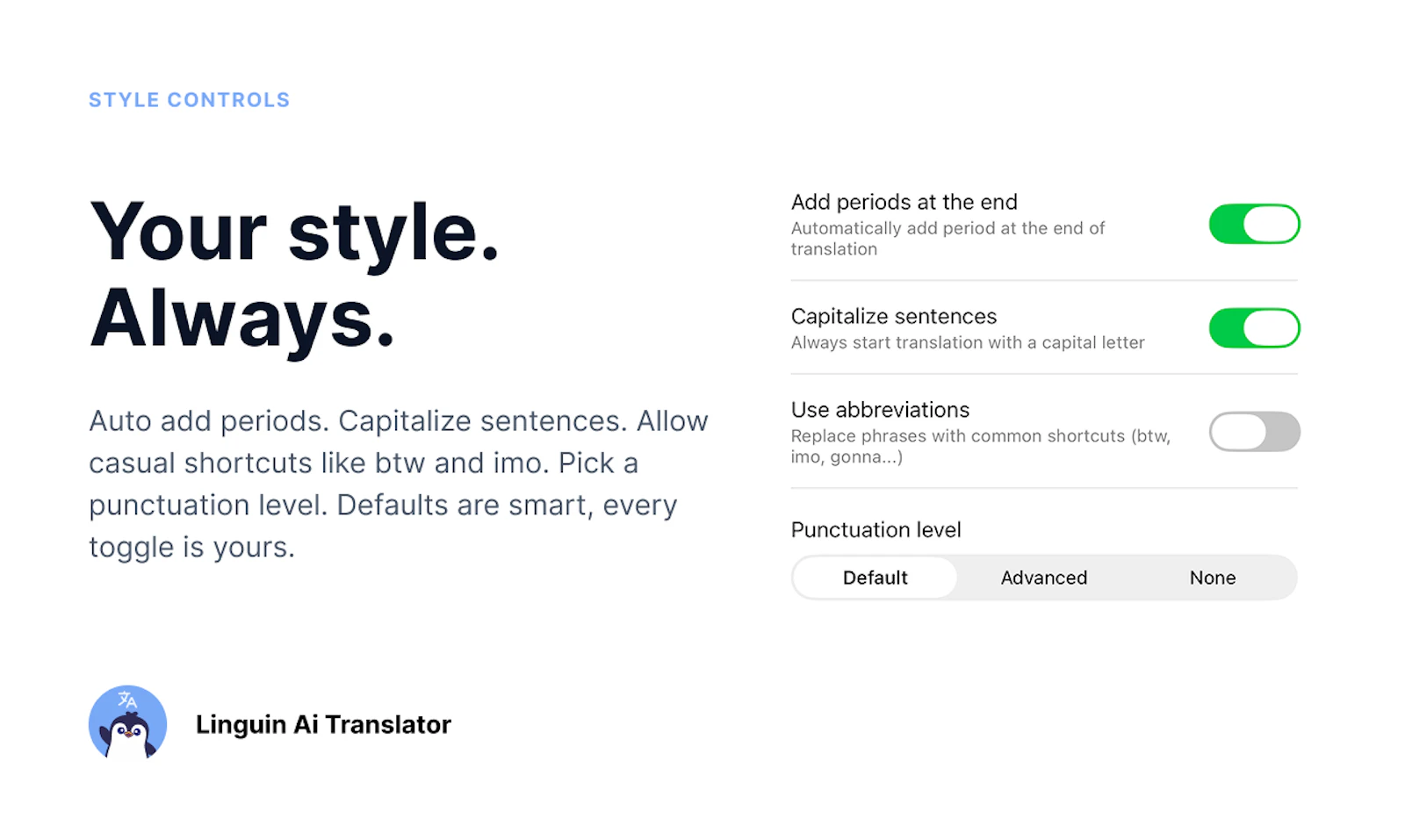 Linguin screenshot 2