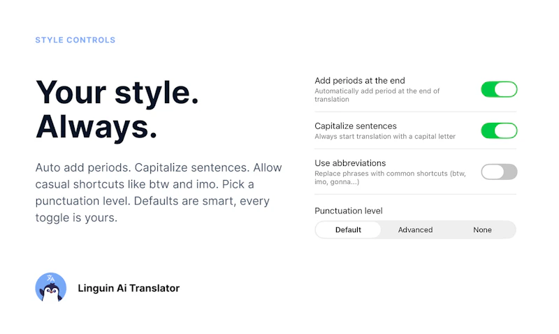 Linguin screenshot 2
