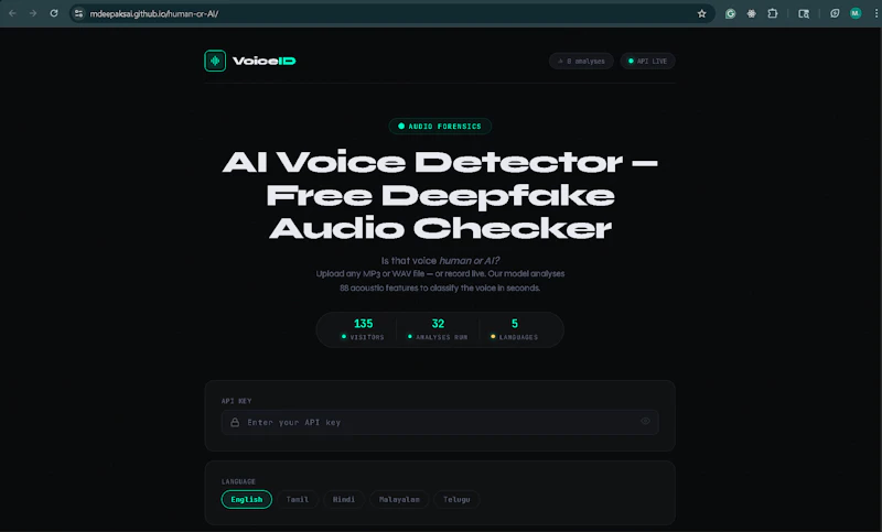 VoiceID screenshot 1