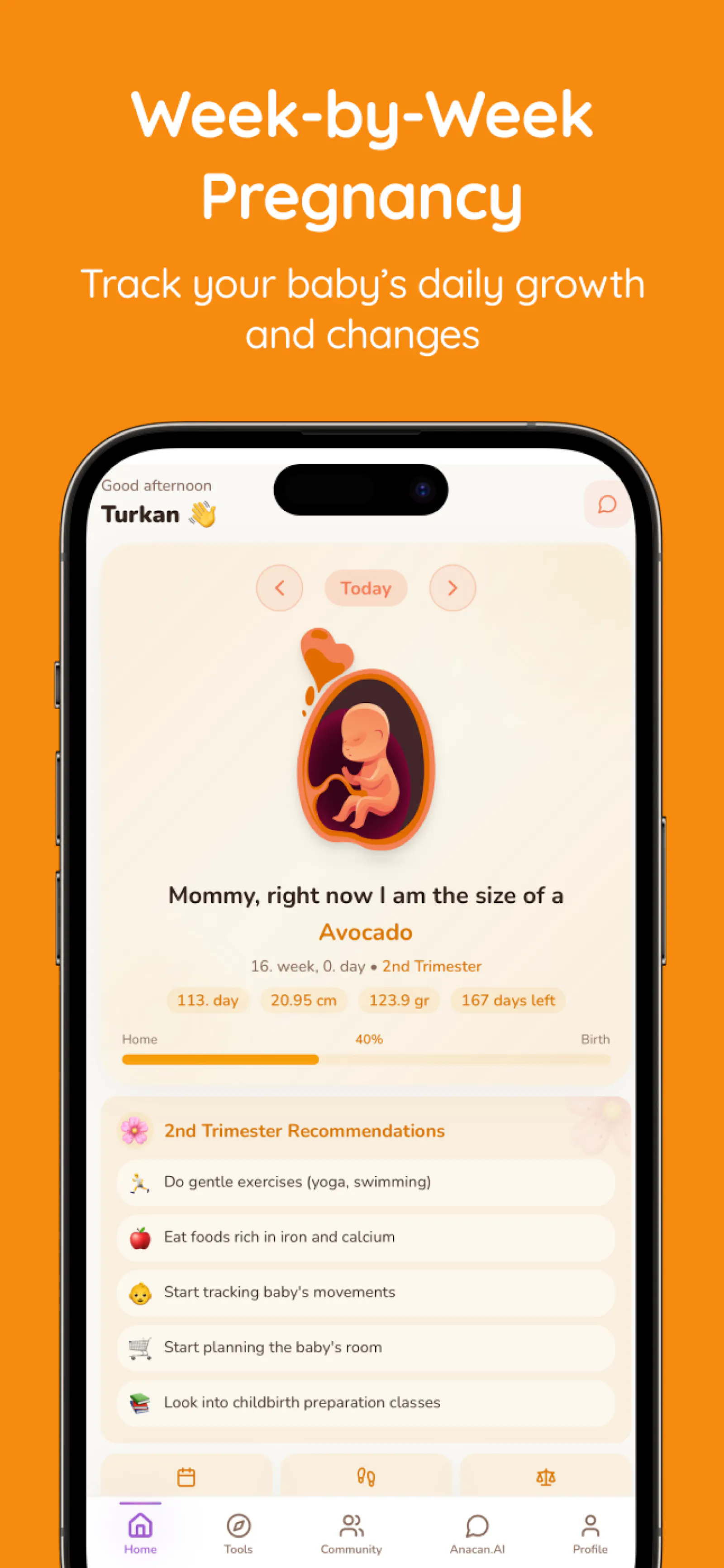 Anacan: Flow, Pregnancy & Baby screenshot 4