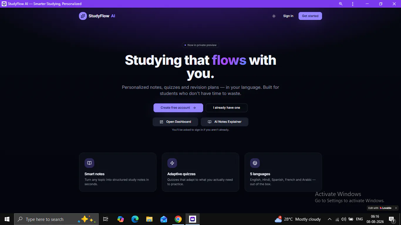 StudyFlow AI gallery image