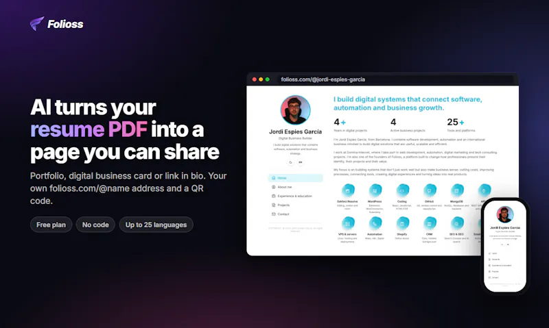 Folioss screenshot 2