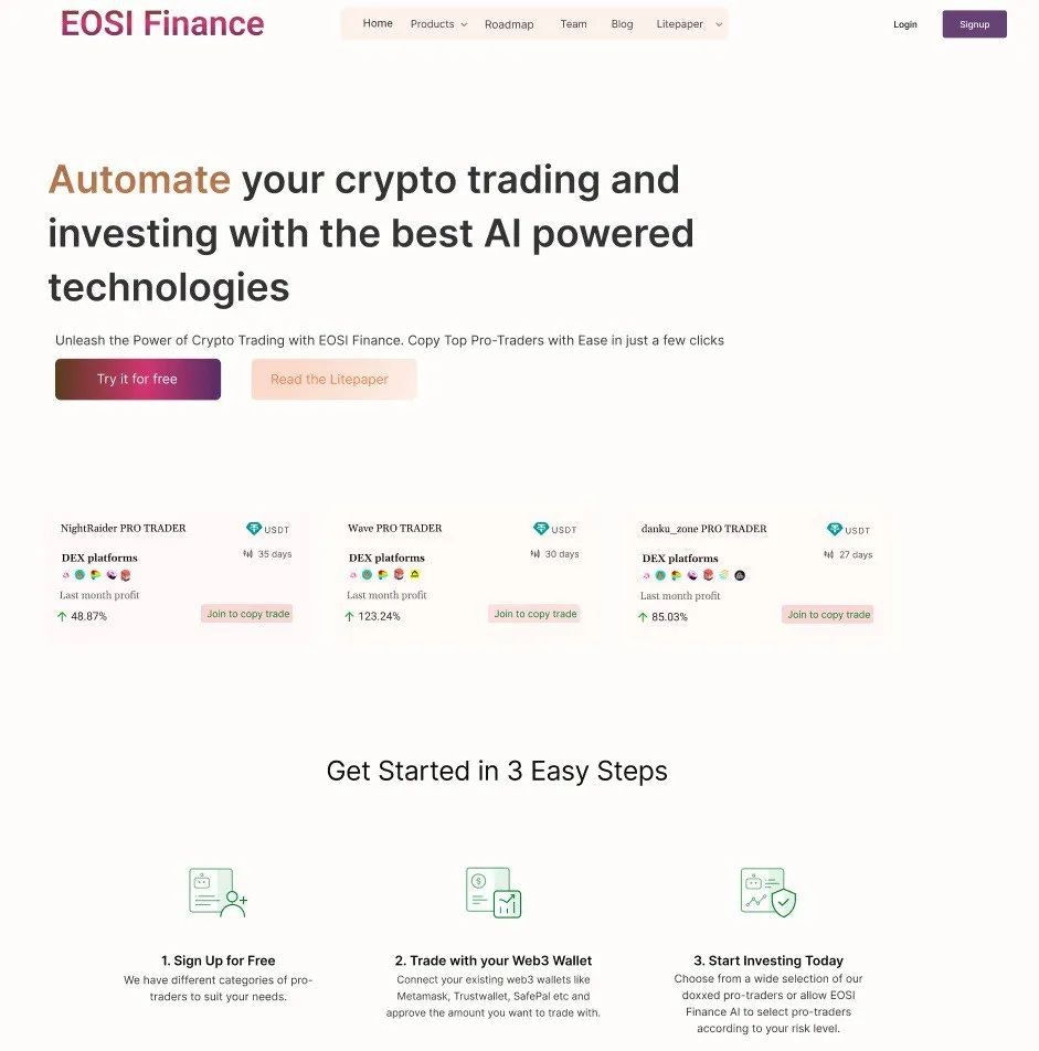 EOSI Finance media 2