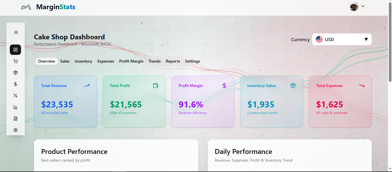 MarginStats gallery image