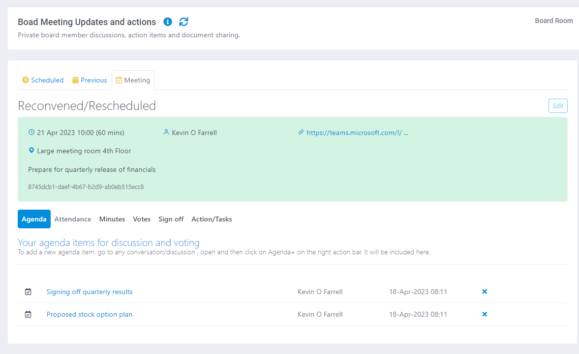 Virtual Board Room gallery image