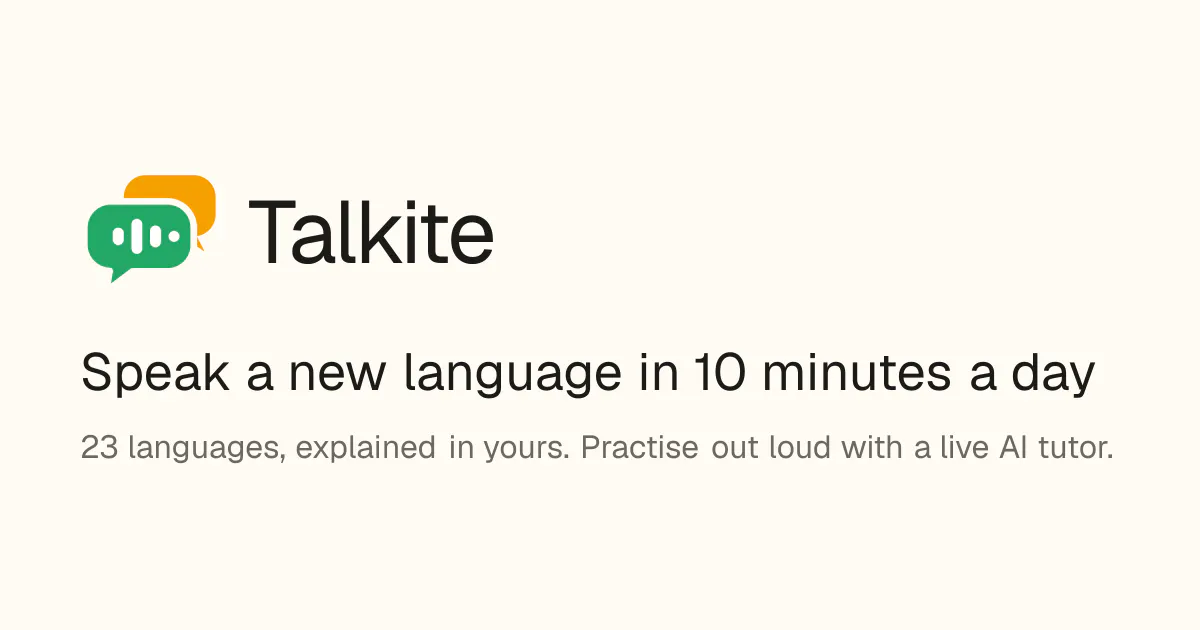 Talkite gallery image
