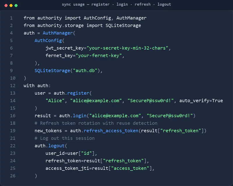 Authority screenshot 2