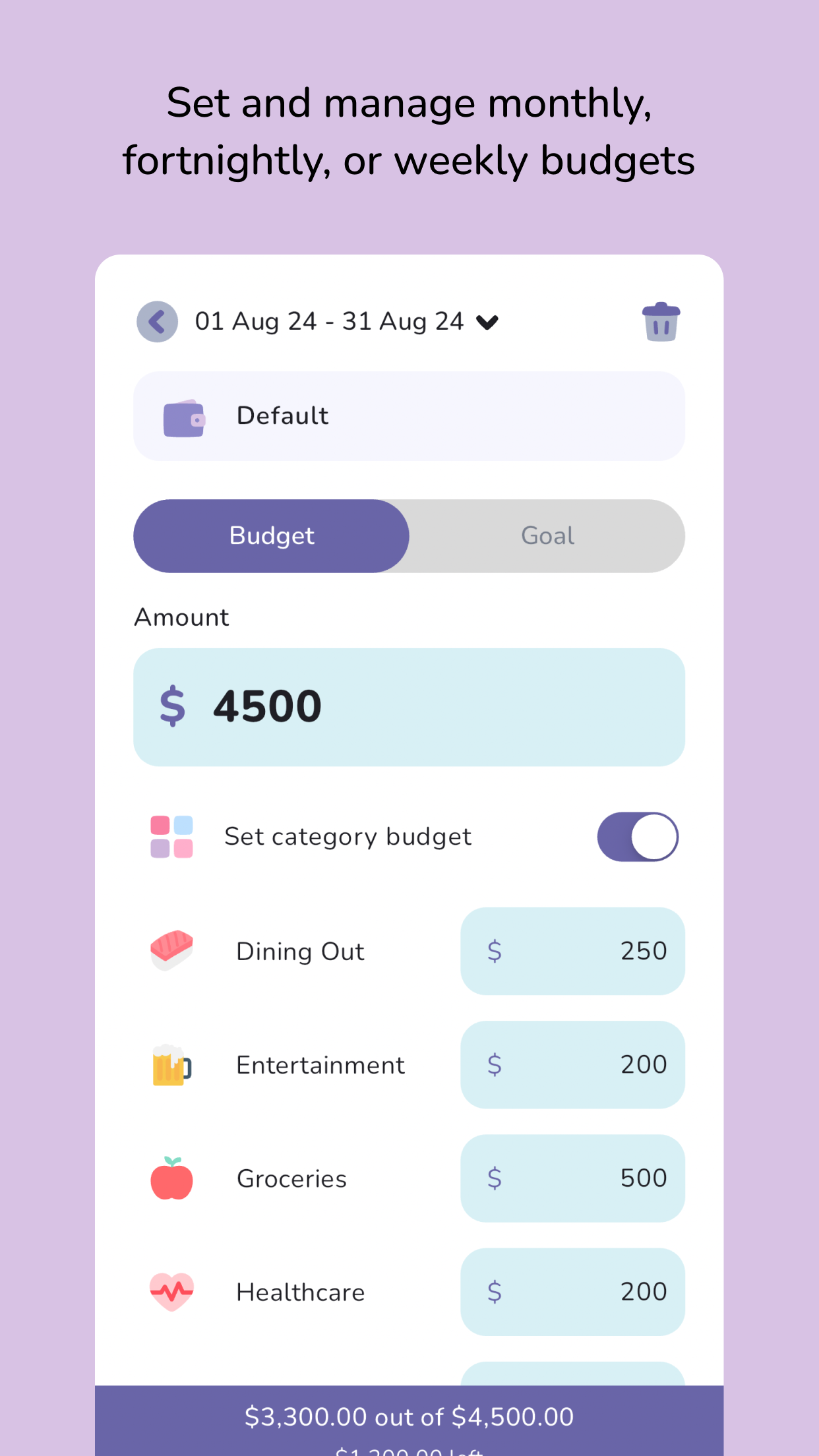 Bütçeleme uygulaması - Tracker'ı harcayın media 4
