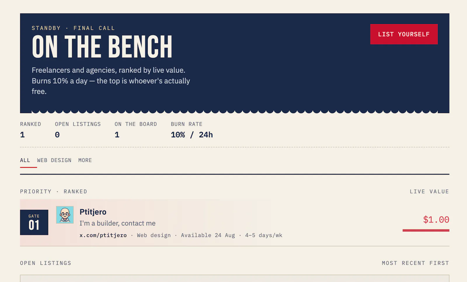 freelanceonthebench.lol screenshot 2
