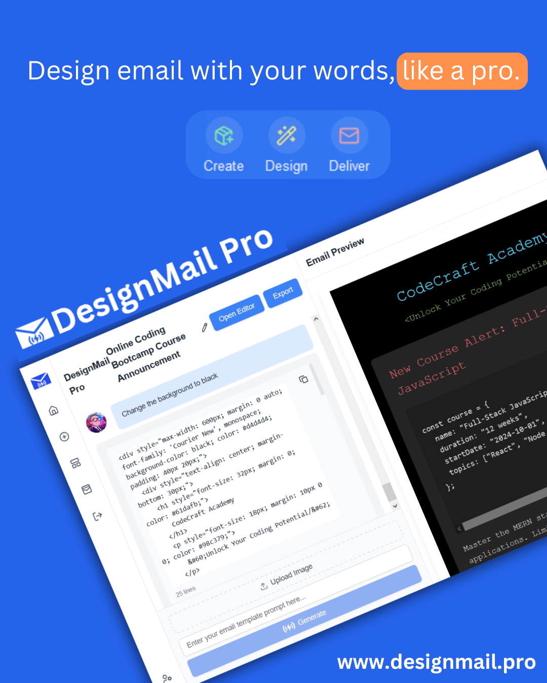 DesignMail Pro logo