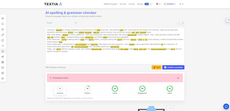 Textiaa screenshot 6
