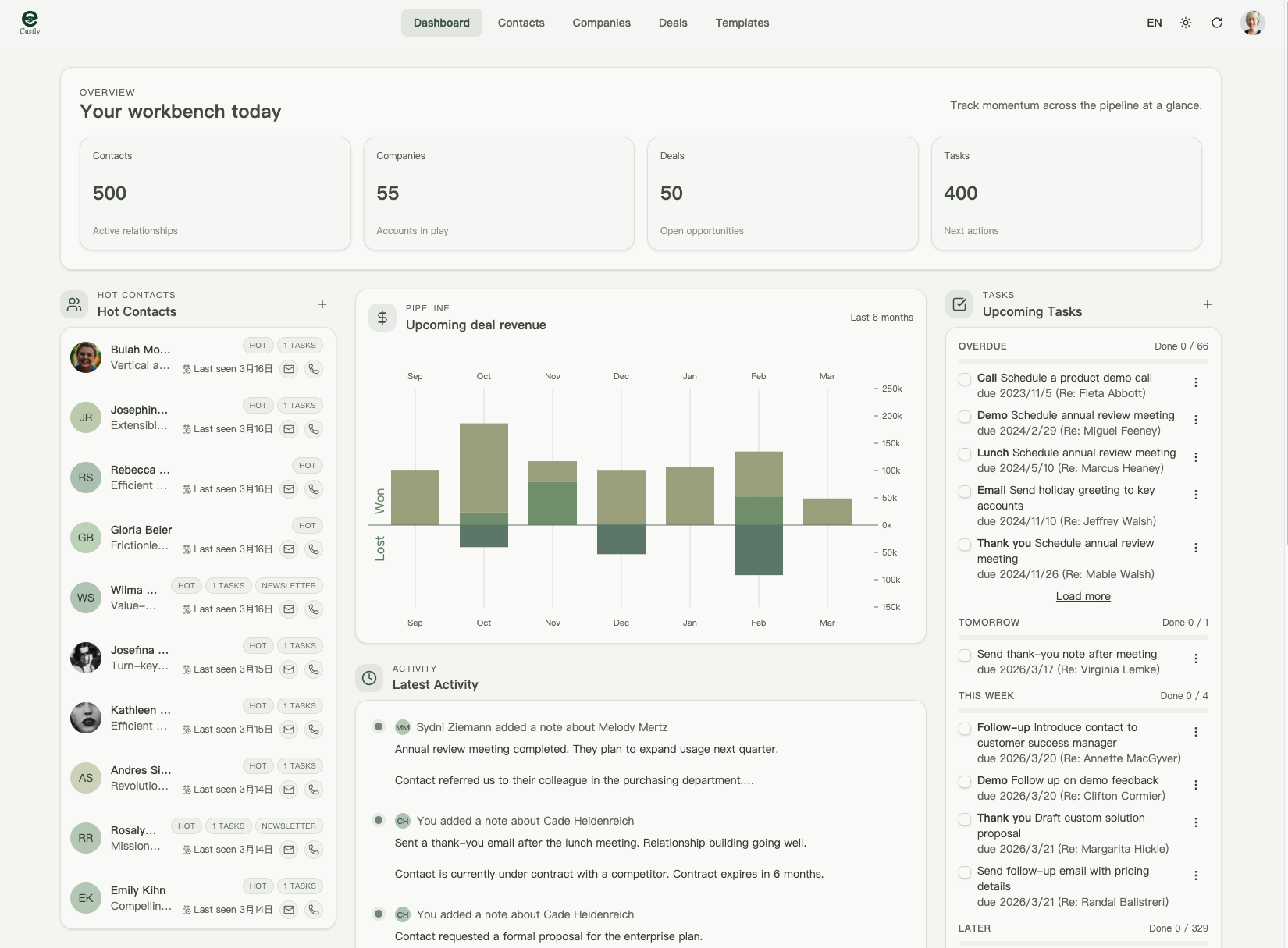 Custly CRM gallery image