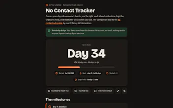 No Contact Tracker gallery image
