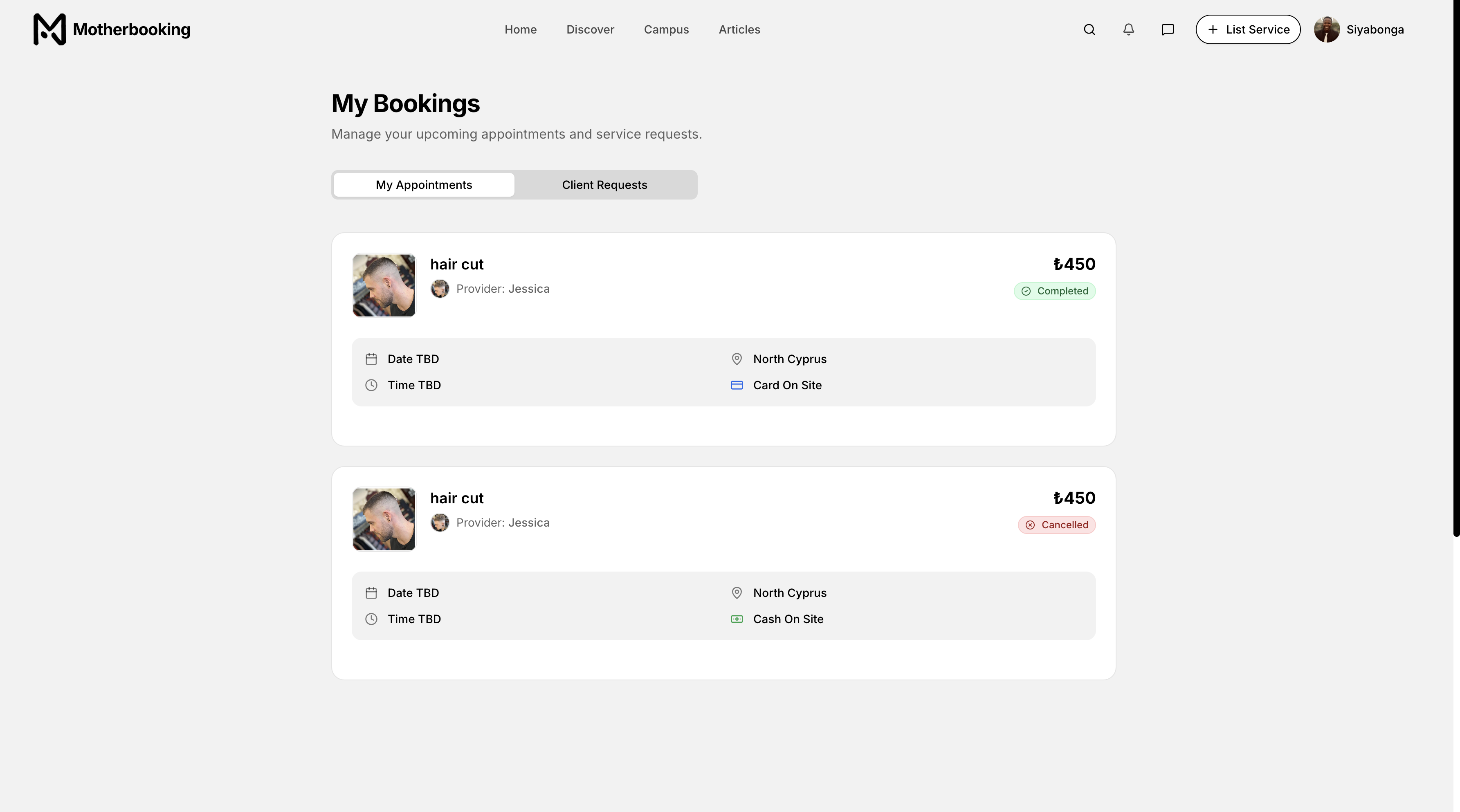 Motherbooking gallery image