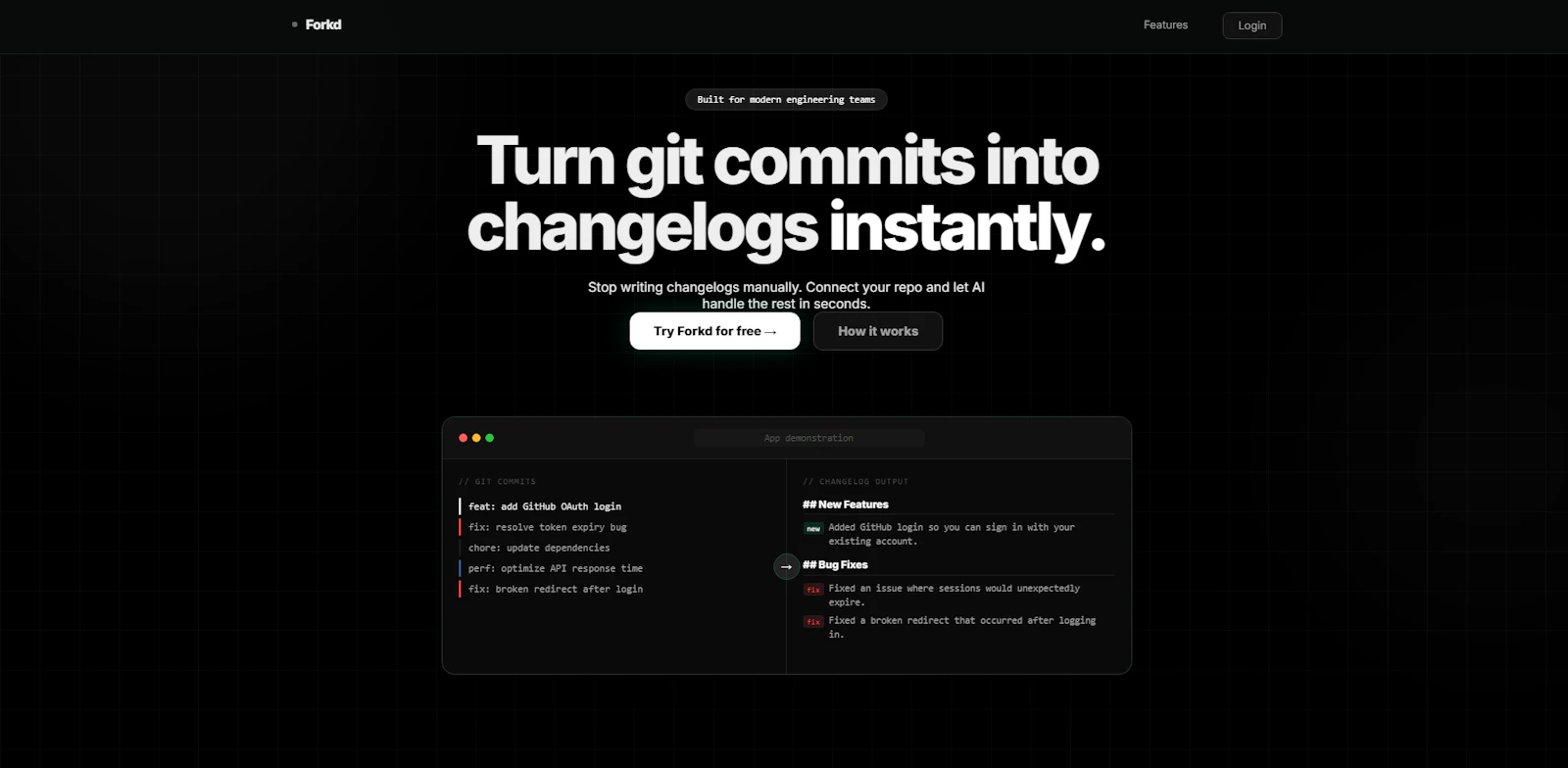Forkd screenshot 2