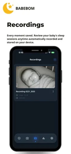 BabeBom – AI Baby Sleep Monitor - Screenshot 4 showing product features and functionality