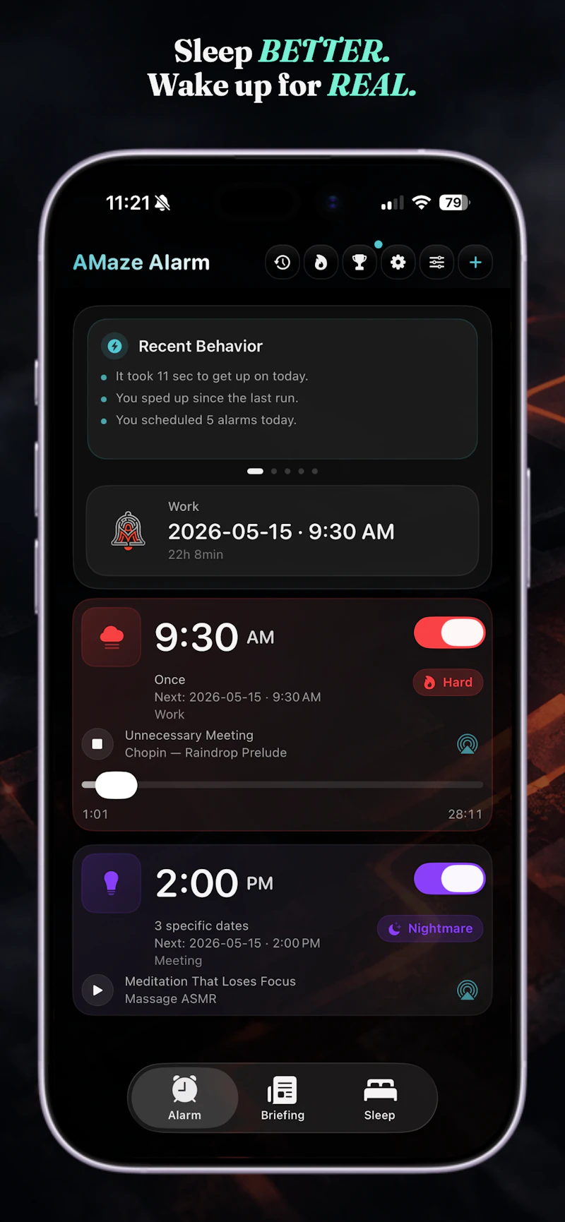 AMaze Alarm screenshot 2
