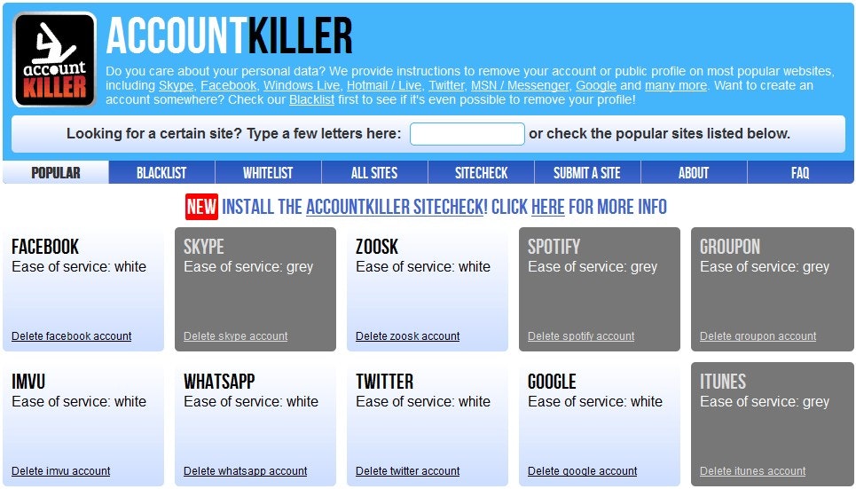 AccountKiller gallery image