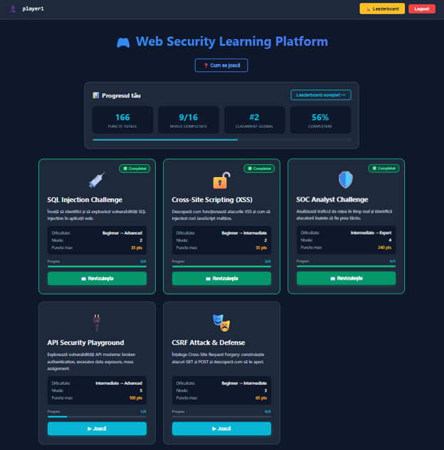 Educational Web Security Game with AI gallery image