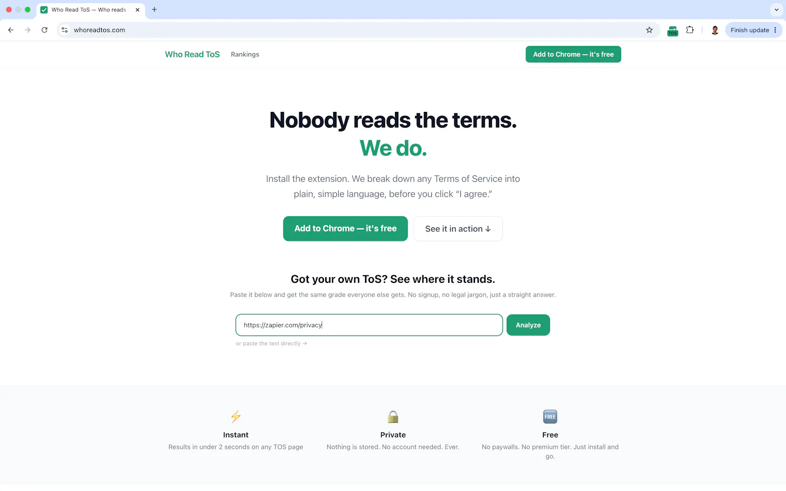 Who Read ToS screenshot 3