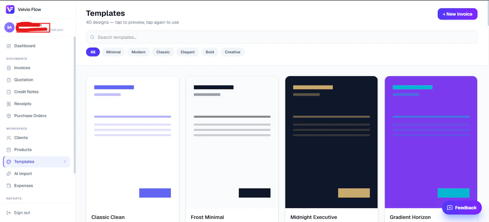 Velvio Flow — Professional Invoicing screenshot 9