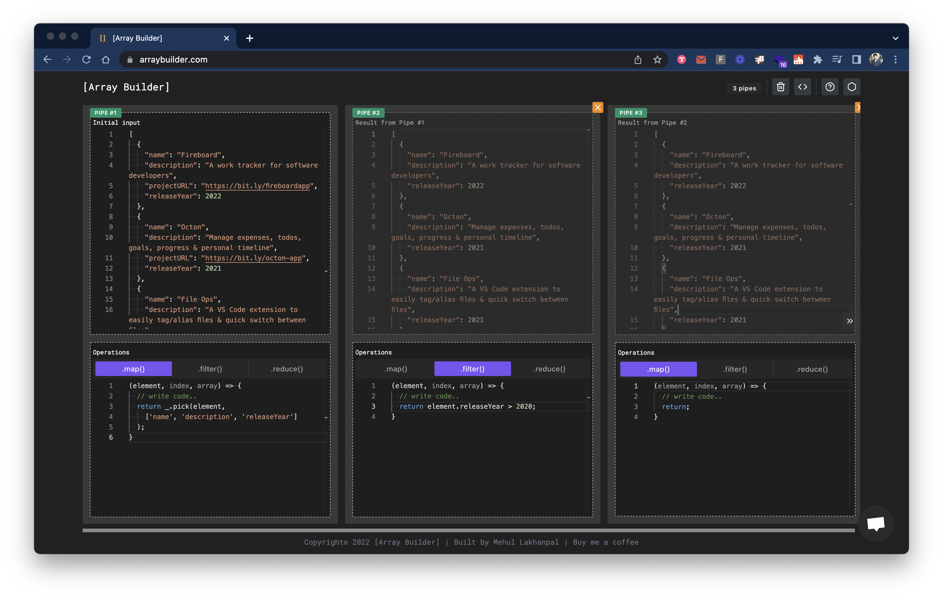 Array Builder gallery image