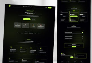 Banxware SaaS Landing Page Template gallery image