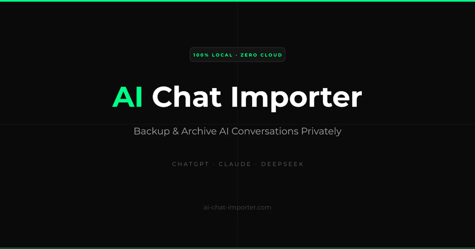 AI CHAT IMPORTER screenshot 1