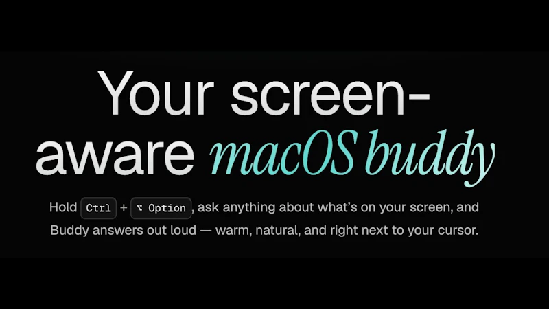 Buddy screenshot 1 (video preview)
