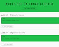 World Cup Calendar Blocker media 2