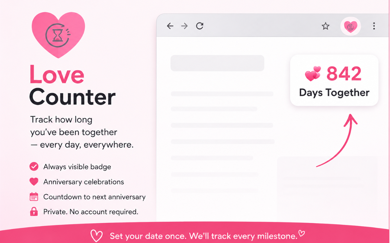 Love Counter & Anniversary Reminder gallery image
