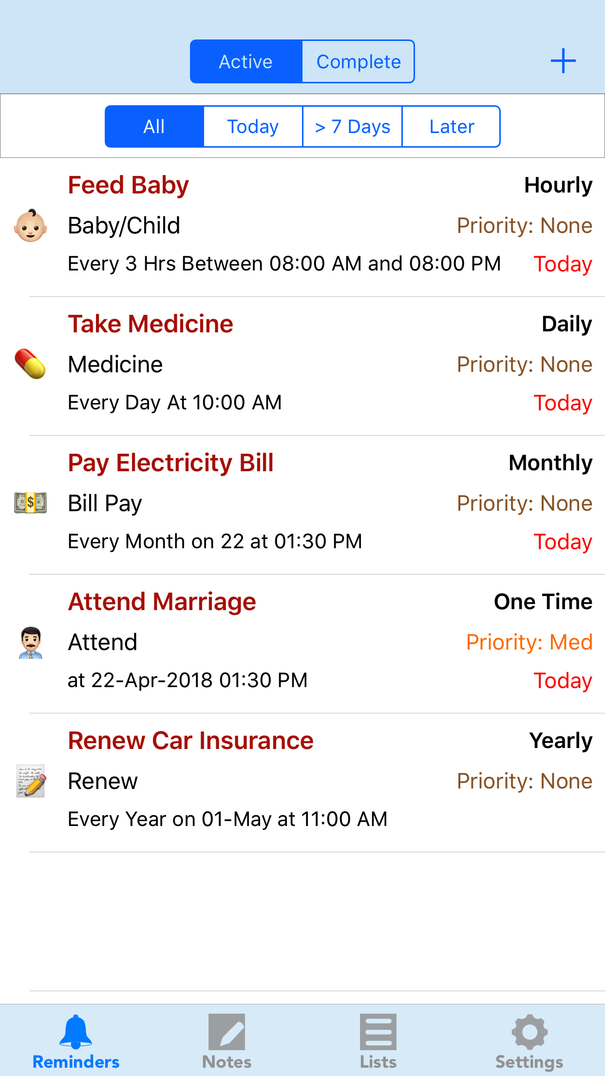 Reminders + Notes + Lists - iOS App. gallery image