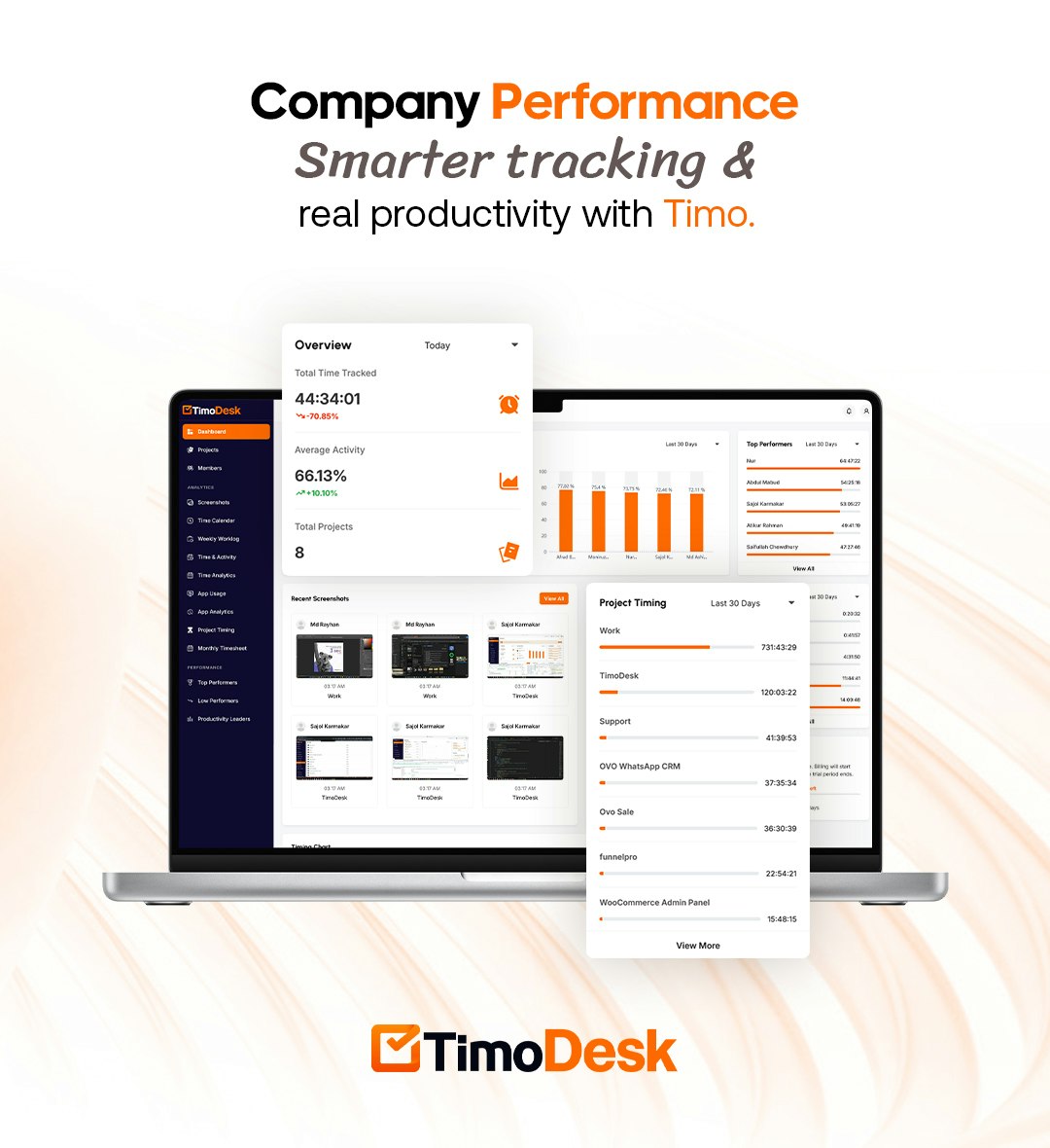 TimoDesk - Time Tracking Software gallery image