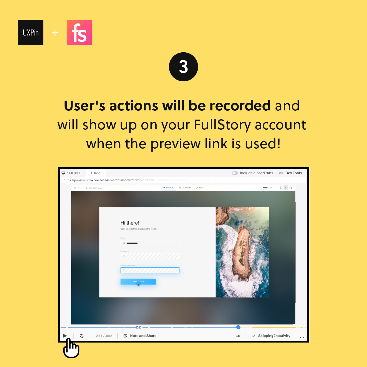 UXPIN 풀 스토리 통합 - 실제 제품과 같은 프로토 타입을 테스트하십시오 미디어 4