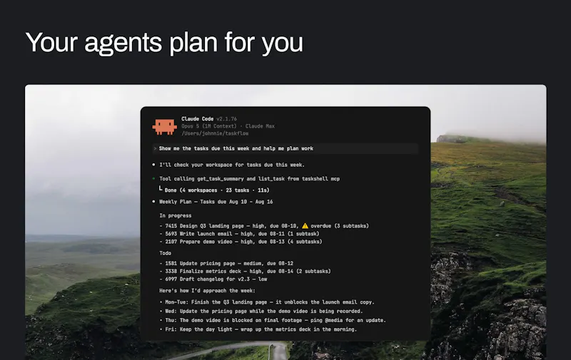 TaskShell 2.0 screenshot 2