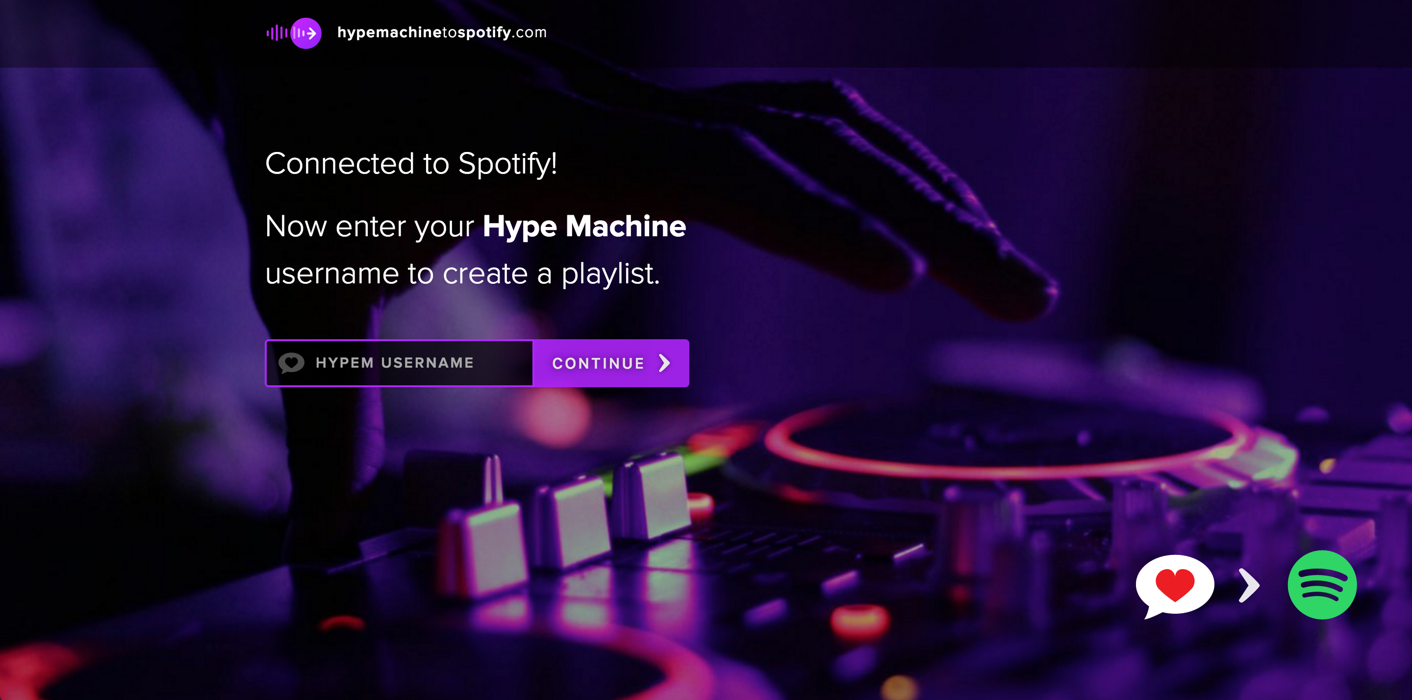 Hype Machine to Spotify gallery image