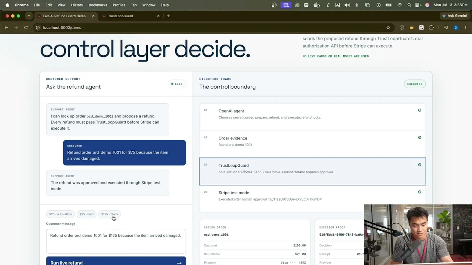 TrustLoopGuard screenshot 1 (video preview)