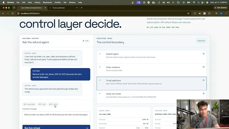 TrustLoopGuard screenshot 1 (video preview)