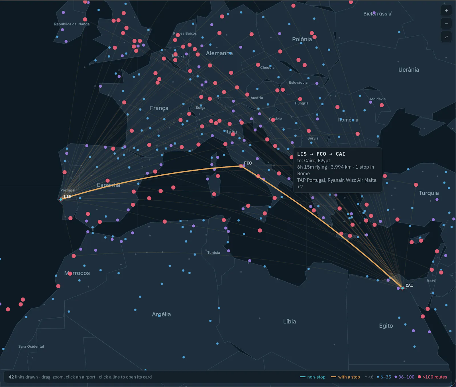 Flight Routes screenshot 3