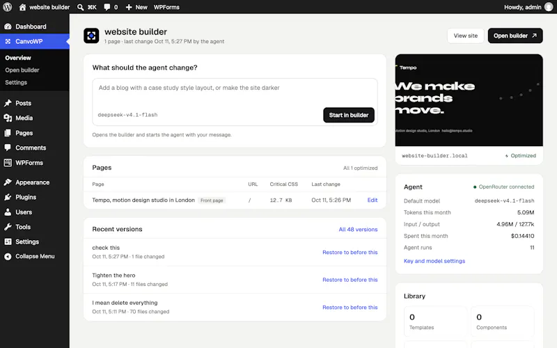 CanvoWP screenshot 3
