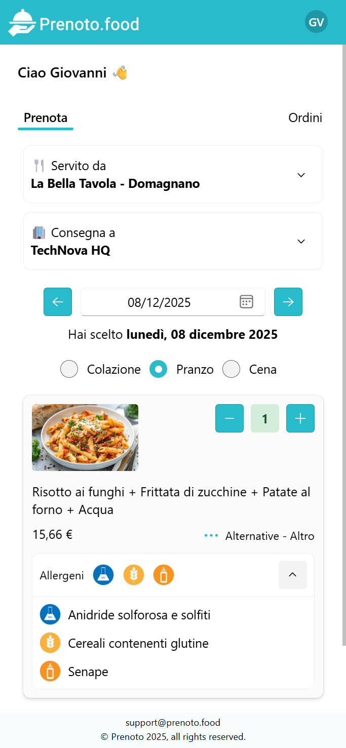 Prenoto.food gallery image