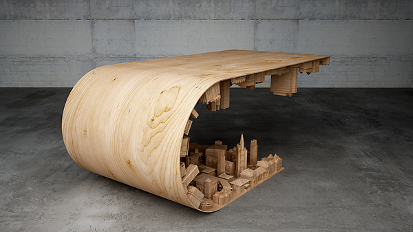 Wave City Coffee Table gallery image