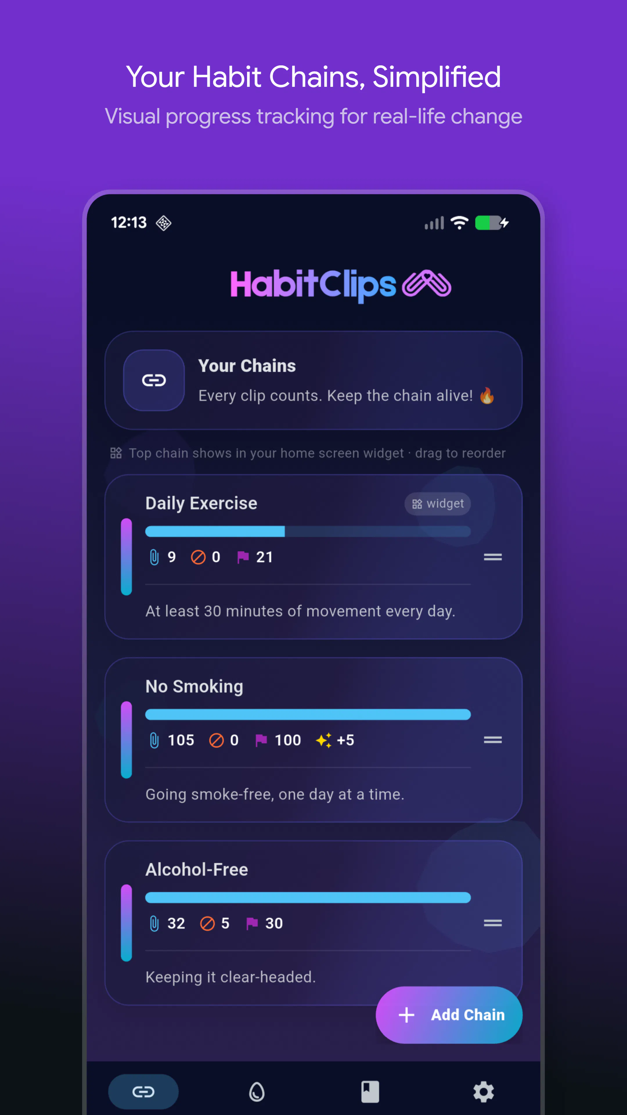 Quit With Clips: Habit Tracker gallery image