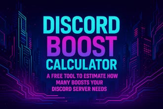 Discord Boost Calculator gallery image