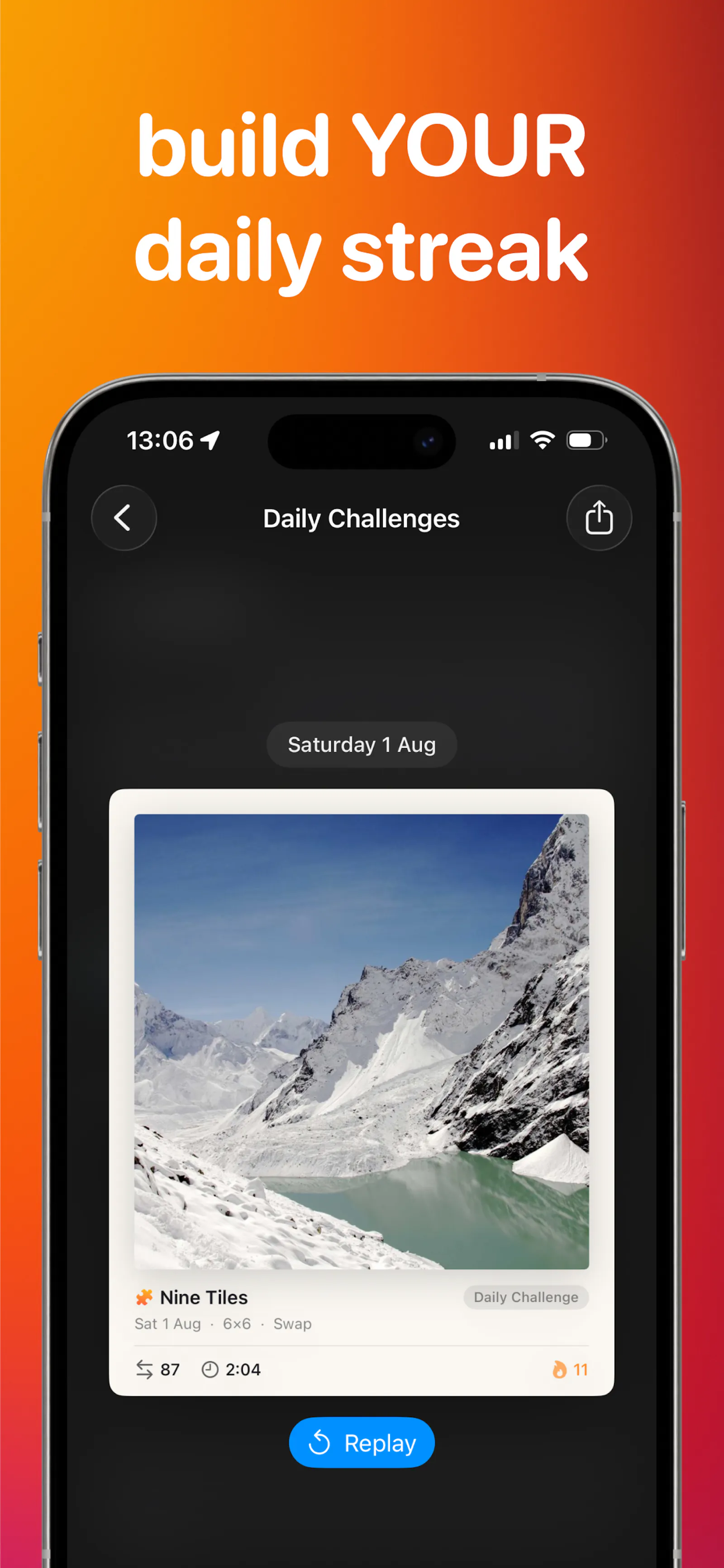 9 Tiles Puzzle screenshot 2