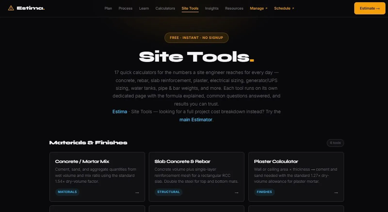 Estima Platform screenshot 3