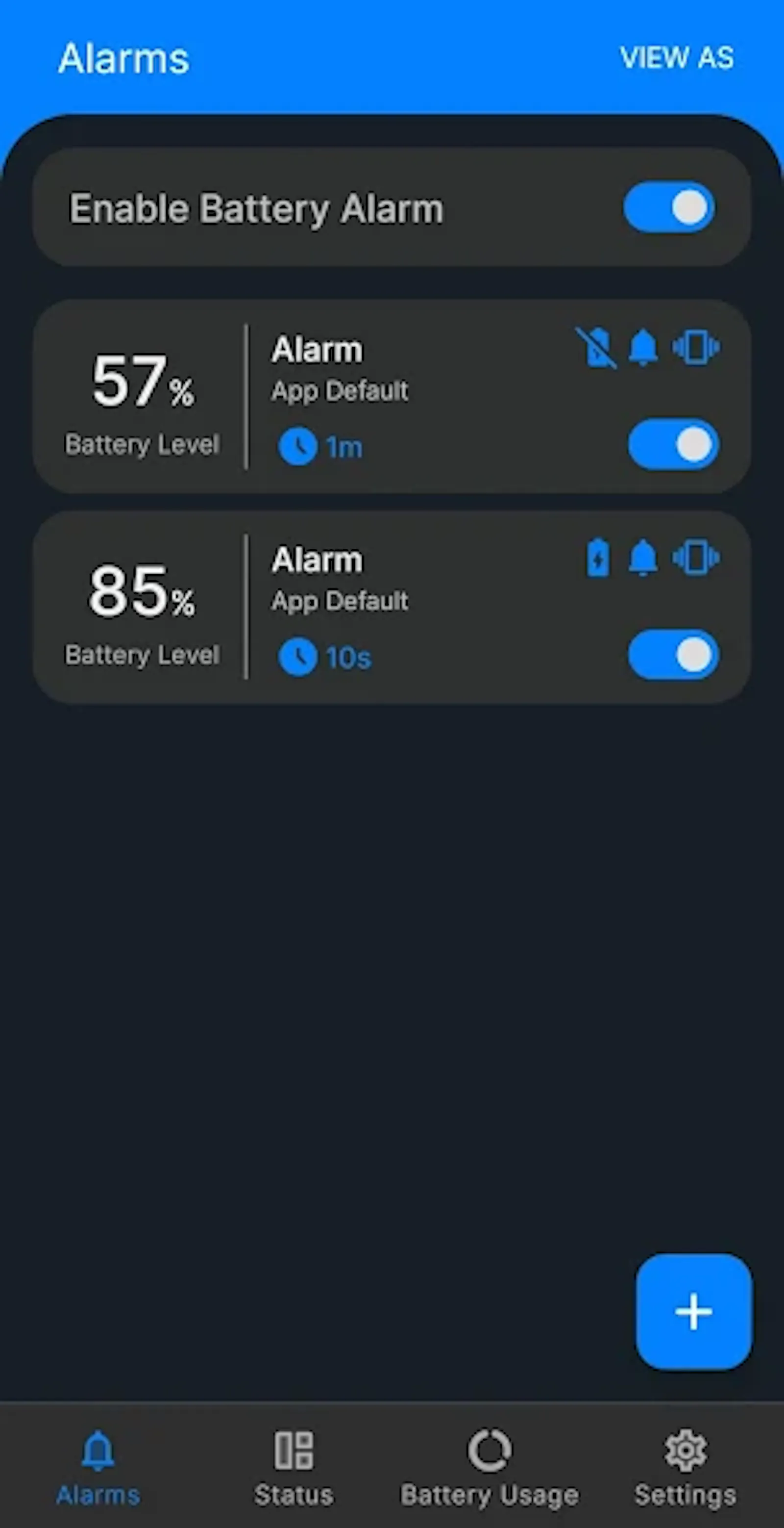 Battery Alarm screenshot 2