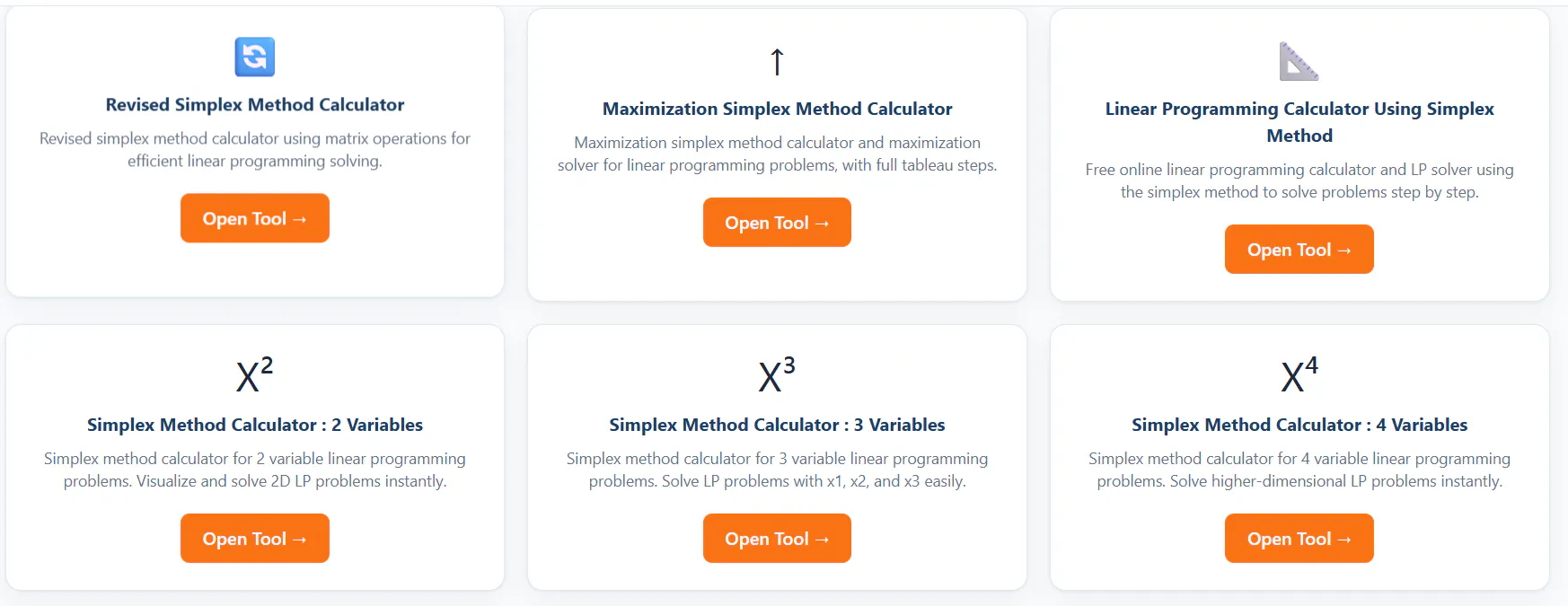Simplex Method Calculator gallery image