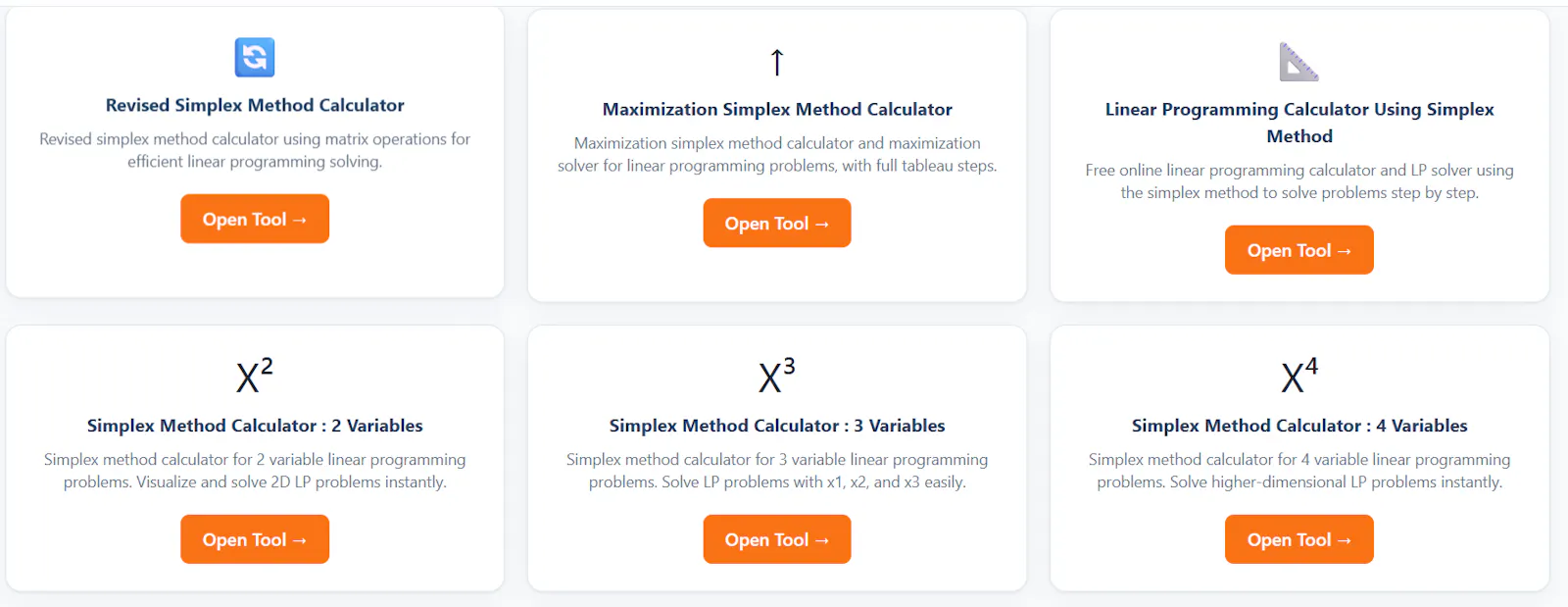 Simplex Method Calculator screenshot 2